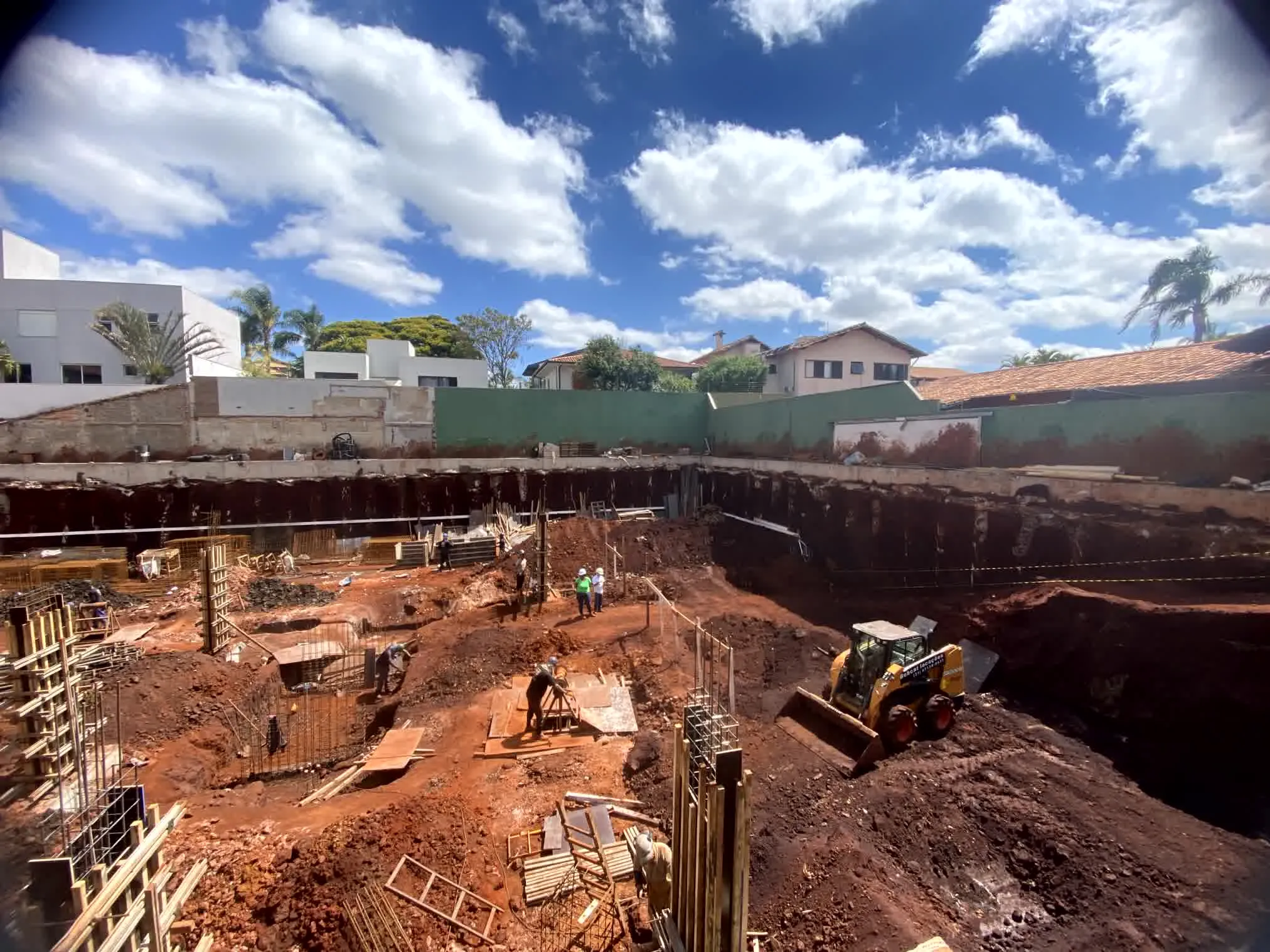 Fundação em estacas hélice contínua